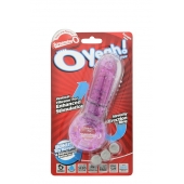 Фиолетовое эрекционное кольцо с вибрацией и пальчиком OYEAH PURPLE - Screaming O - в Тамбове купить с доставкой