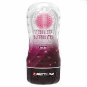 Прозрачный текстурированный мастурбатор Vacuum Cup Masturbator Black Hole - Baile - в Тамбове купить с доставкой