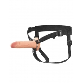 Полый страпон на ремнях 6’’ Hollow Silicone Strap-on - Pipedream - купить с доставкой в Тамбове