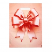 Пакет с принтом в виде банта с вырубной ручкой (30х40 см) - Сима-Ленд - купить с доставкой в Тамбове