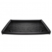 Черная виниловая простынь с надувными краями Nuru Inflatable Vinyl Massage Sheet - XR Brands - купить с доставкой в Тамбове