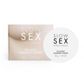 Массажная свеча для всего тела Slow Sex - 50 гр. - Bijoux Indiscrets - купить с доставкой в Тамбове