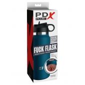 Смуглый мастурбатор-вагина в синей колбе F*ck Flask - Pipedream - в Тамбове купить с доставкой