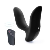 Черный вибромассажер простаты 3,5’’ Remote Control Curve P-spot Massager - 12 см. - Erokay - в Тамбове купить с доставкой