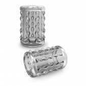 Прозрачная насадка с бороздками STAY HARD COCK SLEEVE 04 CLEAR - Blush Novelties - в Тамбове купить с доставкой