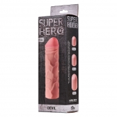 Фаллоудлинитель SUPER HERO Dewil - 17,5 см. - Lola Games - в Тамбове купить с доставкой