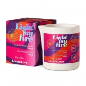 Массажная свеча Light My Fire с ароматом моной - 80 мл. - Love to Love - купить с доставкой в Тамбове