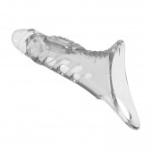 Прозрачная насадка на пенис - 22 см. - Baile - в Тамбове купить с доставкой