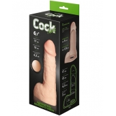 Телесный фаллоудлинитель с мошонкой Cock Next - 17 см. - LOVETOY (А-Полимер) - в Тамбове купить с доставкой
