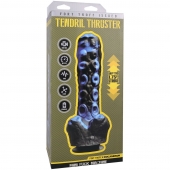 Черно-синяя мини-машина на присоске Tendril Thruster - 21,6 см. - Doc Johnson - купить с доставкой в Тамбове