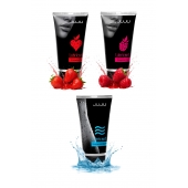 Набор из 3 лубрикантов JUJU (увлажняющий, клубника, малина) - JuJu - купить с доставкой в Тамбове