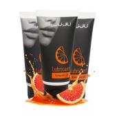 Набор из 3 съедобных лубрикантов JUJU со вкусом грейпфрута - JuJu - купить с доставкой в Тамбове