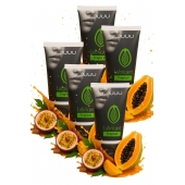 Набор из 5 съедобных лубрикантов JUJU со вкусом тропических фруктов - JuJu - купить с доставкой в Тамбове