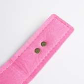 Черно-розовый ошейник с золотистой фурнитурой - Crazy Handmade - купить с доставкой в Тамбове Черно-розовый ошейник с золотистой фурнитурой - Crazy Handmade - купить с доставкой в Тамбове