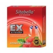 Стимулирующая насадка Sitabella Extender  Клубника - Sitabella - купить с доставкой в Тамбове