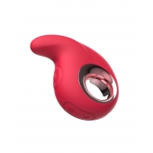 Красный клиторальный массажер с функцией постукивания - Secwell в Тамбове Красный клиторальный массажер с функцией постукивания - Secwell