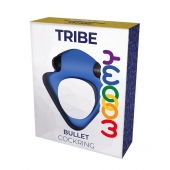 Синее эрекционное кольцо Wooomy Tribeс с вибрацией - Adrien Lastic - в Тамбове купить с доставкой