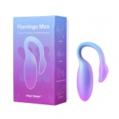 Голубой вибратор Flamingo Max - Magic Motion в Тамбове Голубой вибратор Flamingo Max - Magic Motion