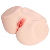 Мастурбатор-полуторс с двойным слоем материала и вибрацией Jenny Onahole Real Vagina - KOKOS - в Тамбове купить с доставкой