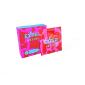 Презервативы с разогревающим эффектом Expert Hot Love - 3 шт. - Expert - купить с доставкой в Тамбове