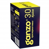Ароматизированные презервативы Ganzo Juice - 30 шт. - Ganzo - купить с доставкой в Тамбове