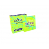 Ультратонкие презервативы Expert Invisible - 3 шт. - Expert - купить с доставкой в Тамбове