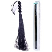 Черная силиконовая плеть - 37 см. - Boys of Toys - купить с доставкой в Тамбове