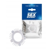 Эластичное эрекционное кольцо с шишечками и шипами - Sex Expert - в Тамбове купить с доставкой