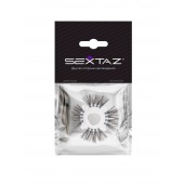 Эластичное эрекционное кольцо с черными «ресничками» - Sextaz - в Тамбове купить с доставкой