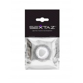 Эластичное эрекционное кольцо с длинными черными «ресничками» - Sextaz - в Тамбове купить с доставкой
