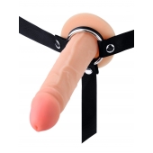 Мужской полый страпон на регулируемых ремнях - 18,5 см. - Sex Expert - купить с доставкой в Тамбове