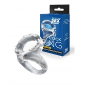 Прозрачное двойное эрекционное кольцо - Sex Expert - в Тамбове купить с доставкой