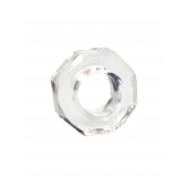 Прозрачное эрекционное кольцо в форме гайки - Sex Expert - в Тамбове купить с доставкой