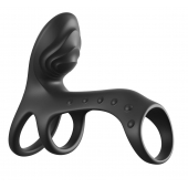 Черная насадка на пенис Ultimate Couples Cage Pro - Pipedream - в Тамбове купить с доставкой