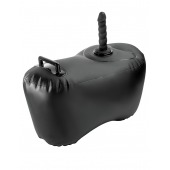 Черное надувное кресло с платформой для фиксации дилдо Body Dock Inflatable Love Seat - Pipedream - купить с доставкой в Тамбове