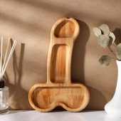 Деревянное блюдо для подачи в форме члена (25 х 16,5 х 1,7 см) - Сима-Ленд - купить с доставкой в Тамбове