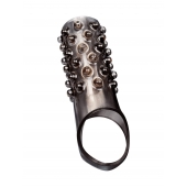 Дымчатая насадка на пенис с выпуклостями - 12 см. - Sex Expert - в Тамбове купить с доставкой