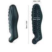 Серая силиконовая насадка на пенис с подхватом Manwan Ryzer - Manwan - в Тамбове купить с доставкой