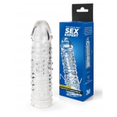 Прозрачная закрытая насадка на пенис - 17 см. - Sex Expert - в Тамбове купить с доставкой