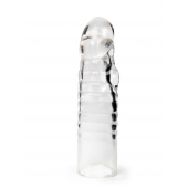 Прозрачная закрытая насадка на член - 15 см. - Sex Expert - в Тамбове купить с доставкой