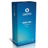 Презервативы OKOTO Mega Mix - 18 шт. - Sitabella - купить с доставкой в Тамбове