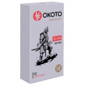 Точечные презервативы OKOTO Dotted - 12 шт. - Sitabella - купить с доставкой в Тамбове