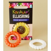 Цветное рельефное эрекционное кольцо Ellasring - Sitabella - в Тамбове купить с доставкой