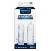 Набор из 2 прозрачных насадок на член Seductive Tickler Sleeves Set - NMC - в Тамбове купить с доставкой