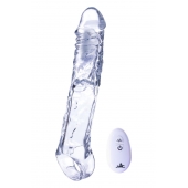 Прозрачная насадка-удлинитель Length Enhancer With Bullet с подхватом - 22,3 см. - NMC - в Тамбове купить с доставкой