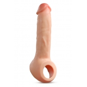Телесная насадка-удлинитель Thrive 8.75 Inch Realistic Penis Extender Sleeve - 22,2 см. - Blush Novelties - в Тамбове купить с доставкой