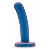 Синяя насадка с гладкой поверхностью Surrender 5.75 Inch Intermediate Pegging Dildo - 14,6 см. - Blush Novelties - купить с доставкой в Тамбове