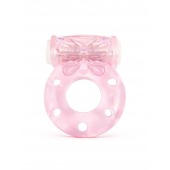Розовое эрекционное виброкольцо с бабочкой - 1137 - в Тамбове купить с доставкой