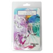 Набор из 3 эрекционных прозрачных колец - Boys of Toys - в Тамбове купить с доставкой