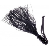 Черная силиконовая плетка - 25,4 см. - Boys of Toys - купить с доставкой в Тамбове